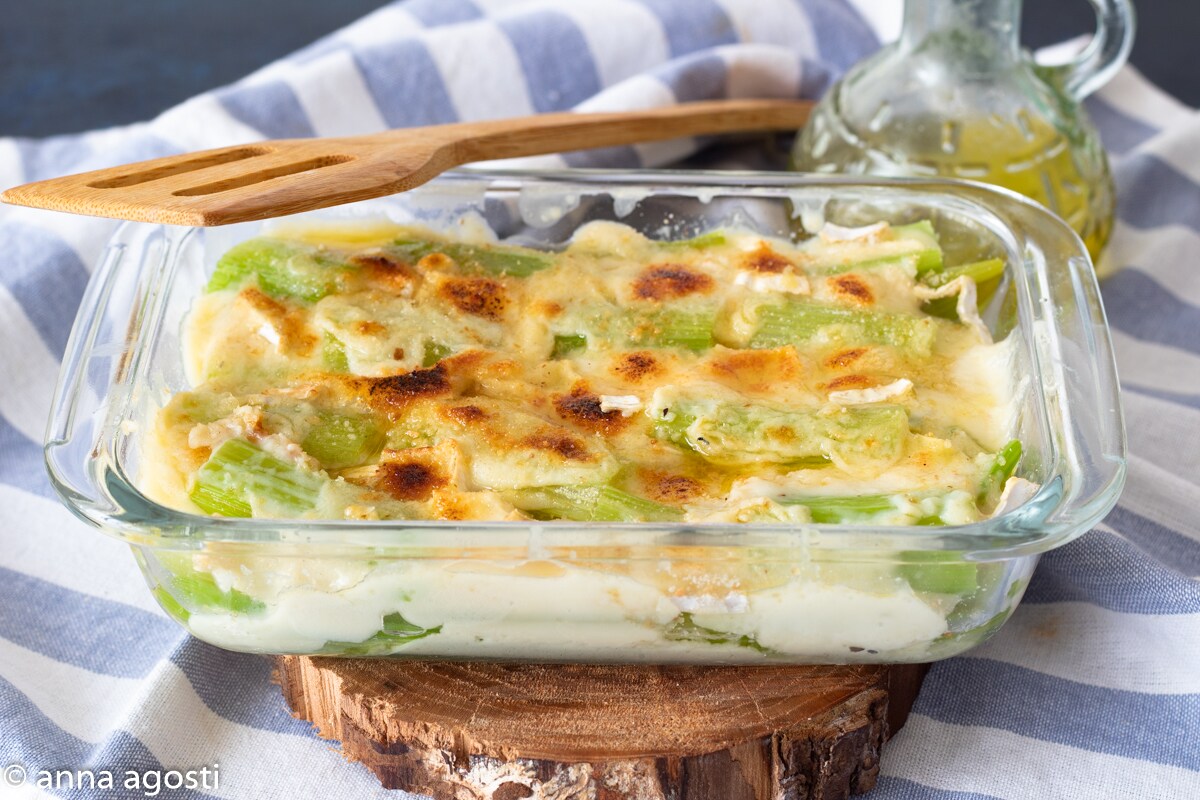 Céleri gratiné à la béchamel