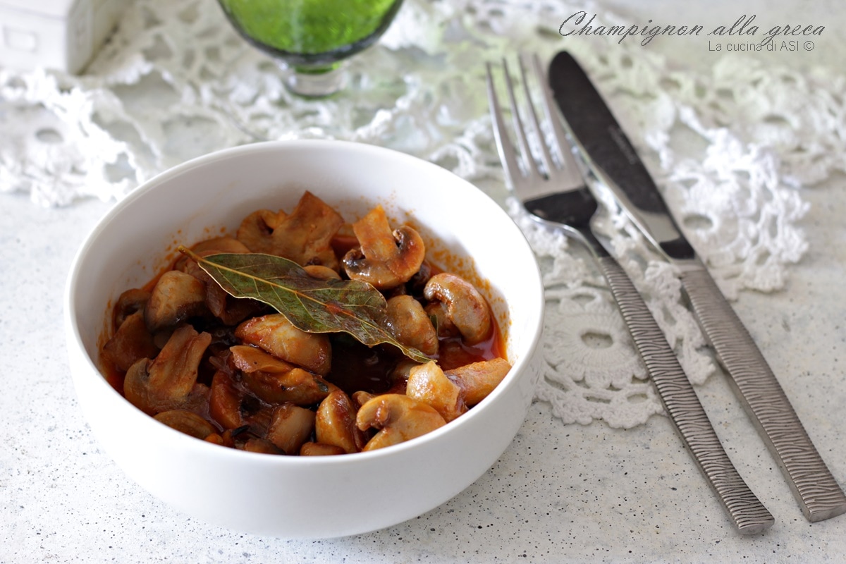 Champignons à la grecque