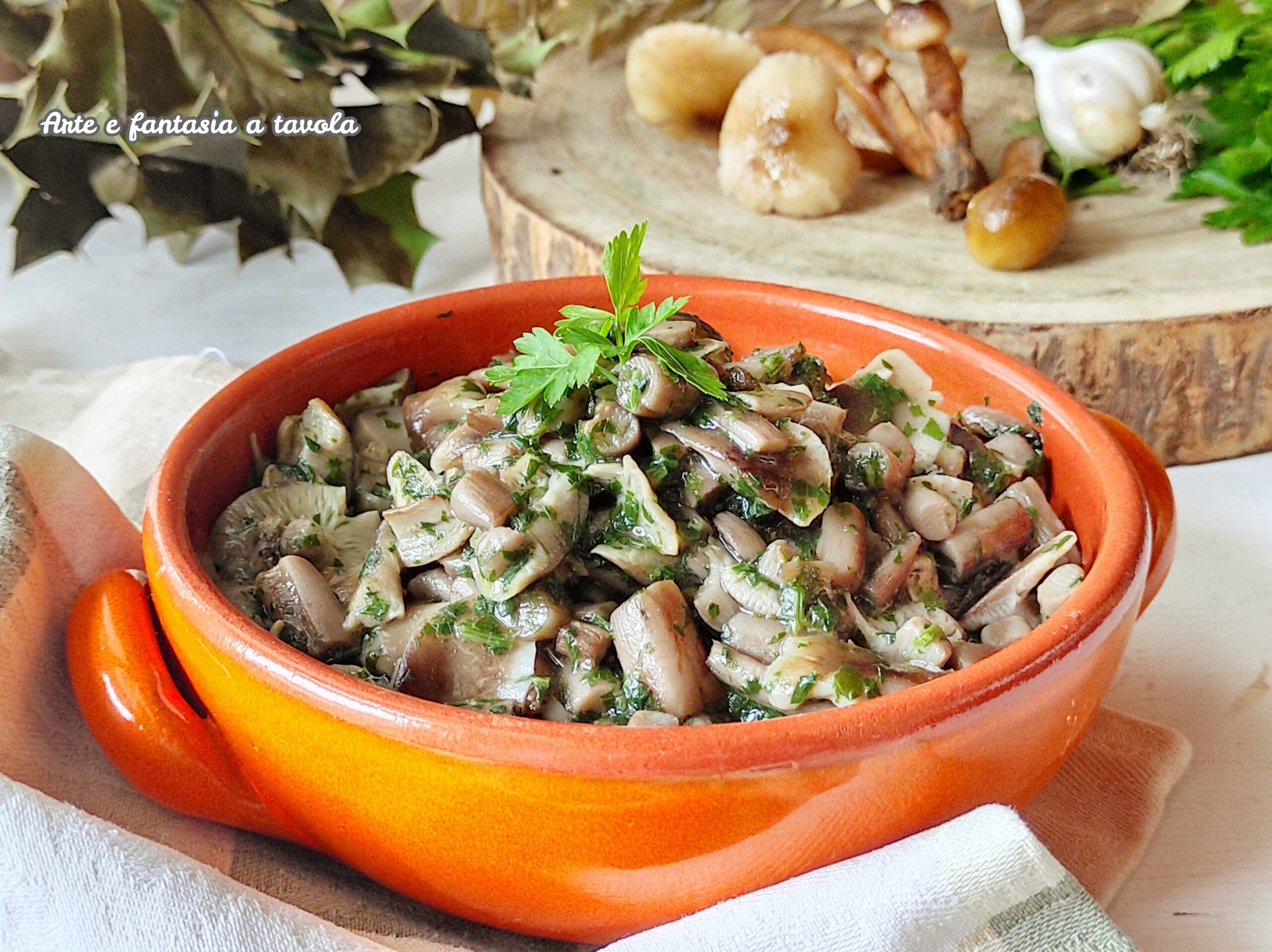 Champignons chiodini sautés