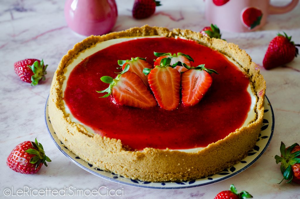 Cheesecake New York aux fraises