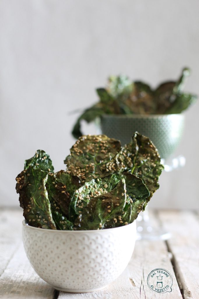 Chips de chou kale à l'airfryer