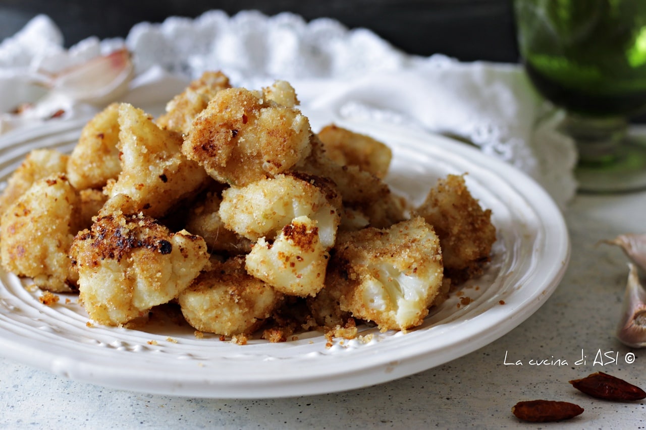 CHOU-FLEUR PANÉ ET ÉPICÉ À LA POÊLE