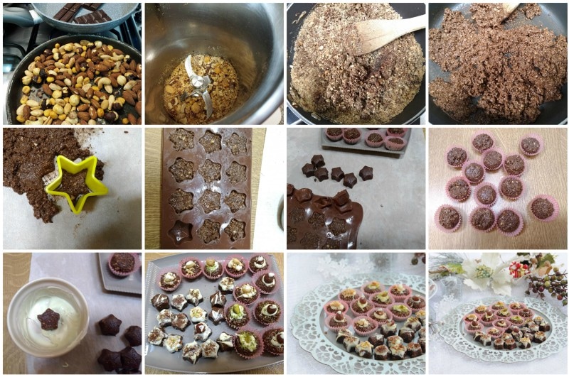 Croquants au chocolat et fruits secs