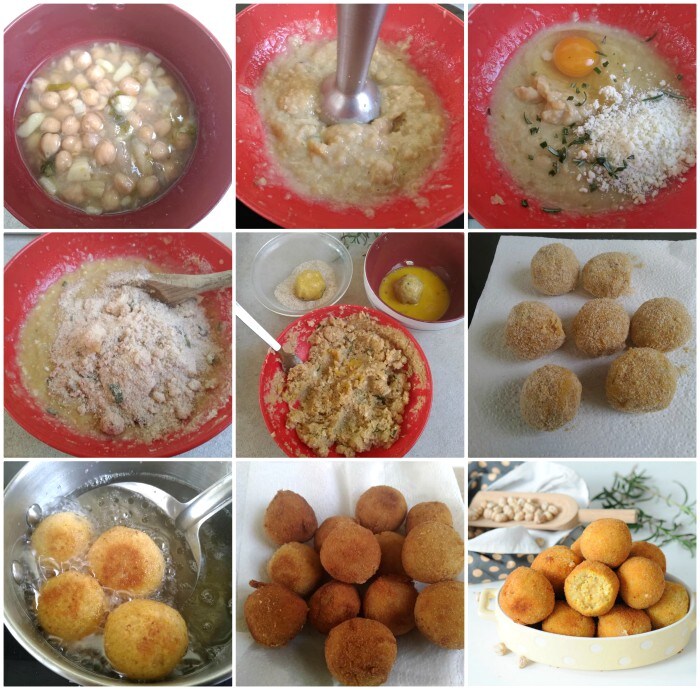 Boulettes de pois chiches au romarin