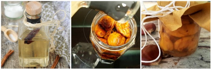 Sirop à la grappa avec citron et cannelle