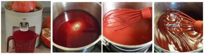 Coupe gourmande à la grenade