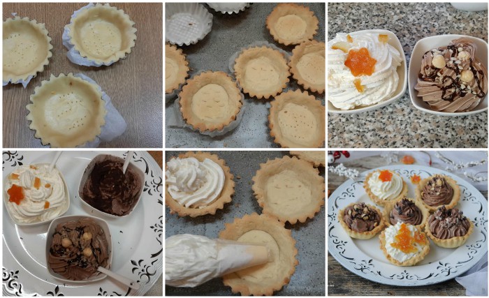 tartelettes avec crème rapide au mascarpone