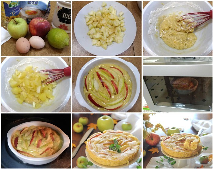 Gâteau aux pommes rapide au micro-ondes