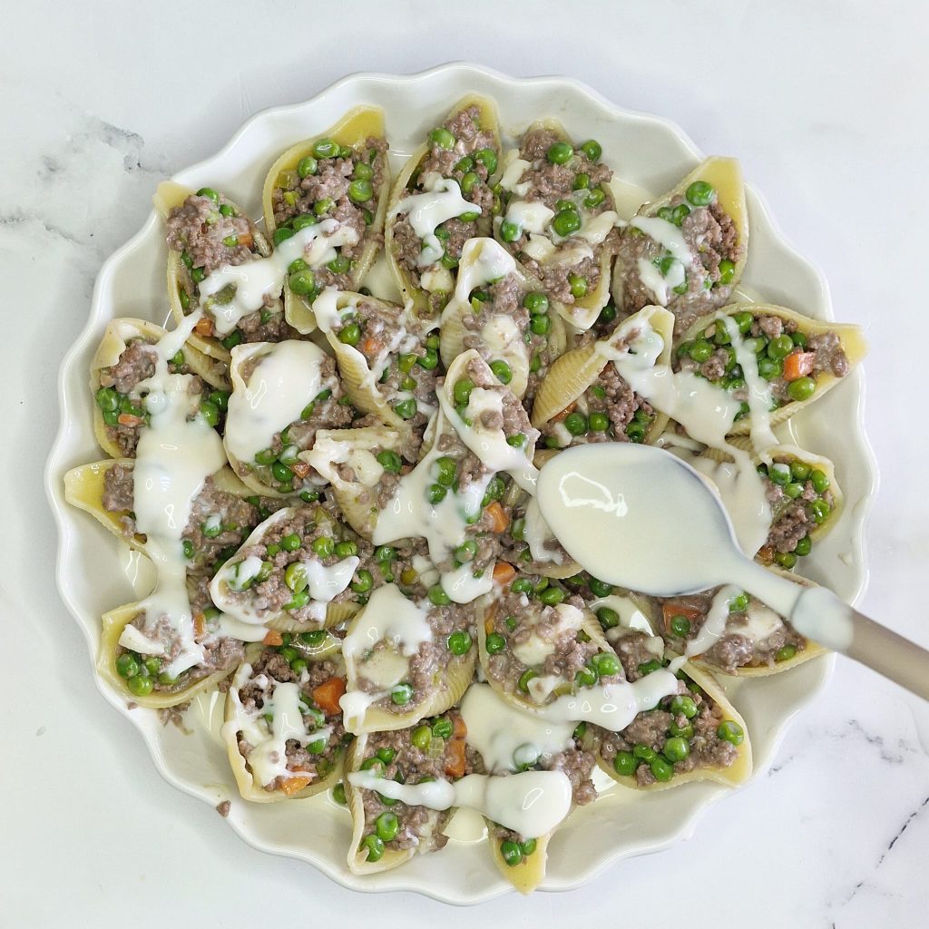 Conchiglioni farcis au four