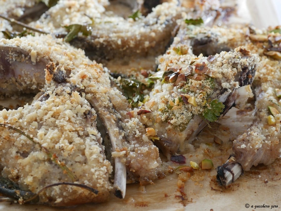 Côtelettes d’agneau au four : marinade, panure et cuisson
