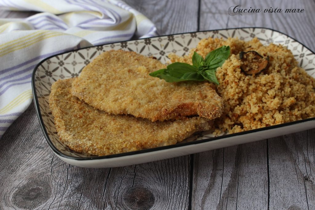Côtelettes de porc avec couscous Cuisine vue mer