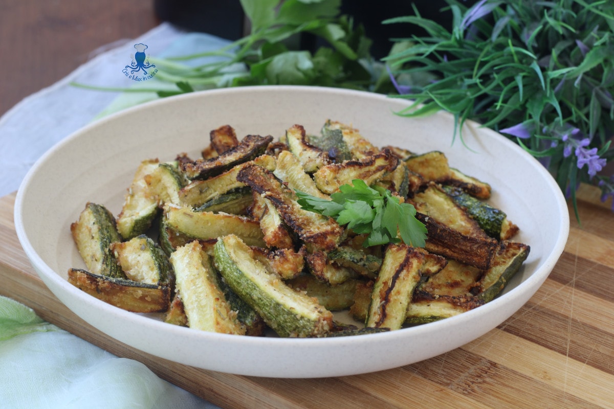 Courgettes épicées à la friteuse à air