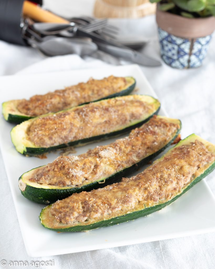 courgettes farcies au poulet