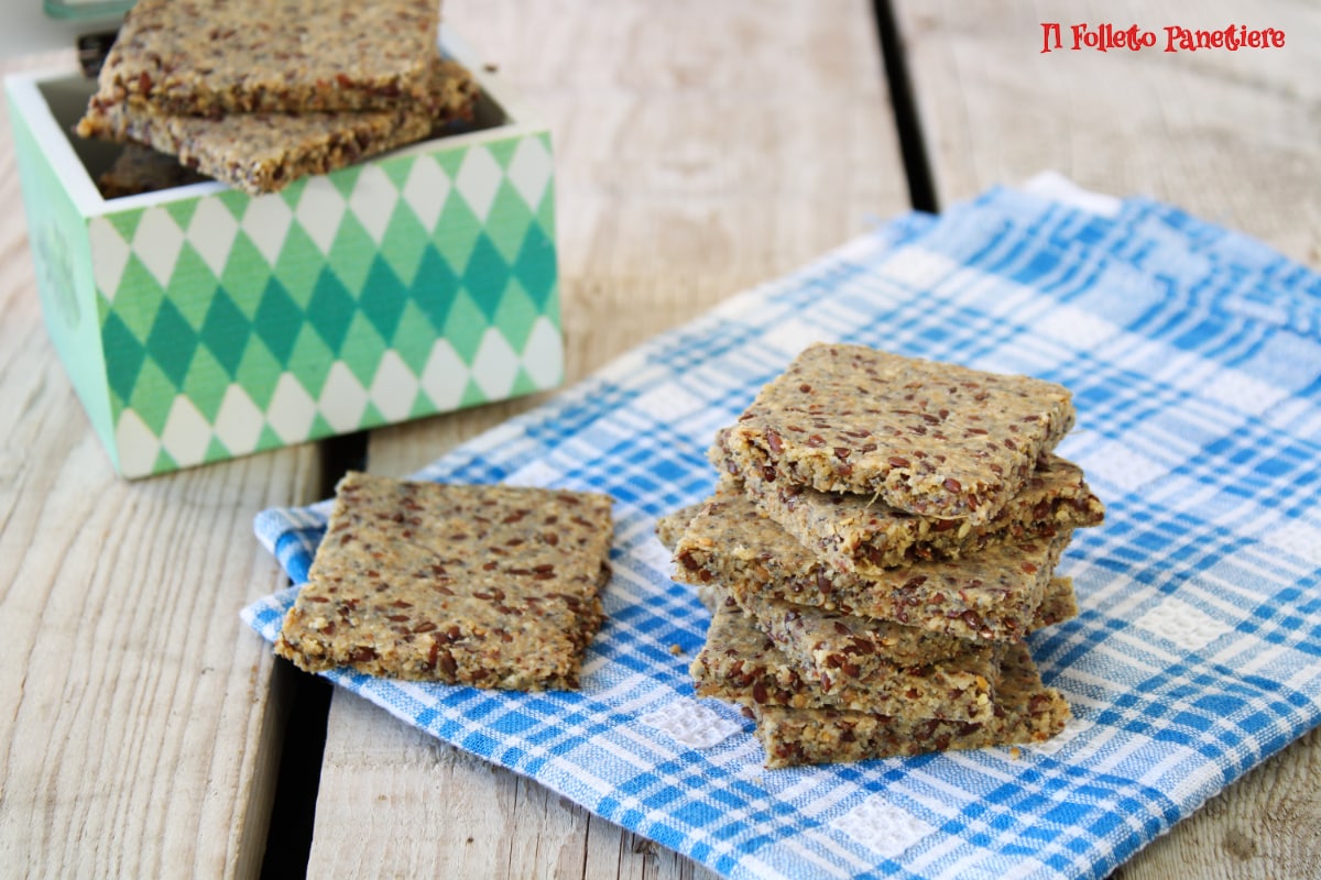 Crackers fit sans farine – recette vegan et sans lactose *