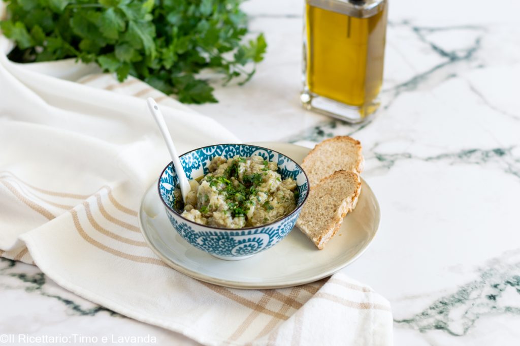 CRÈME D'AUBERGINES À LA FRITEUSE À AIR