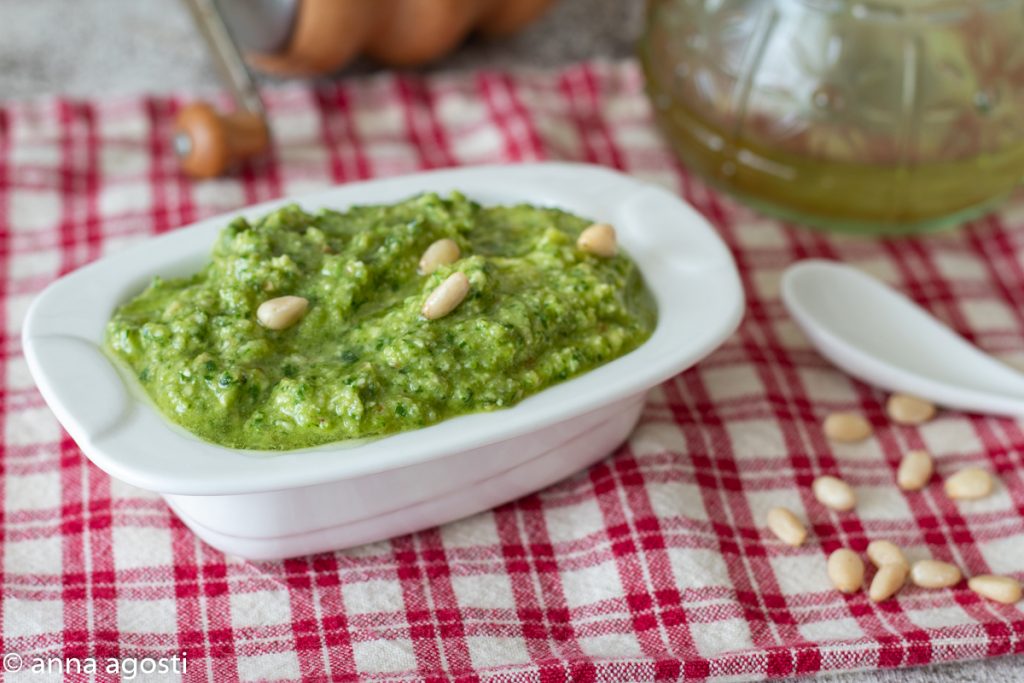 Crème de basilic et courgettes sans crème