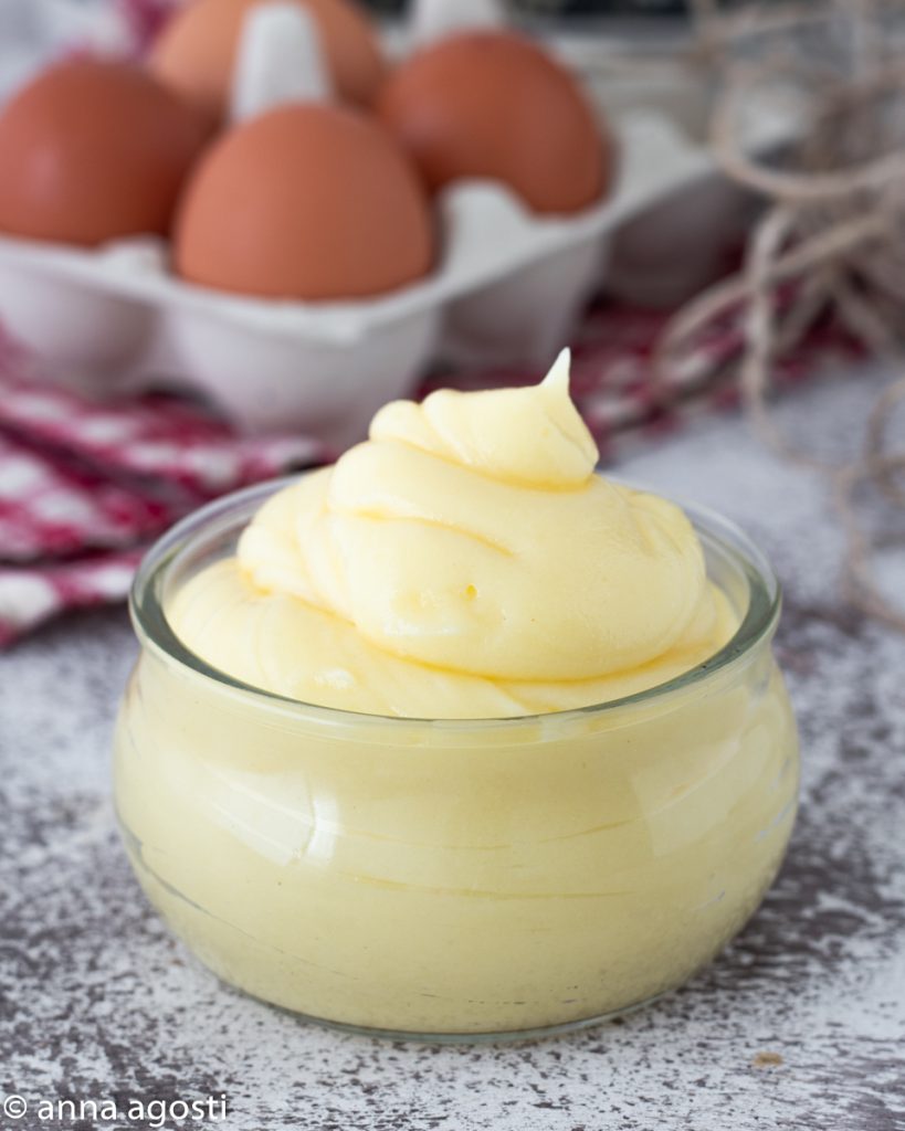 Crème pâtissière à cuire au four