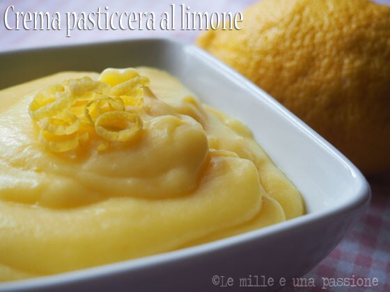 Crème pâtissière au citron