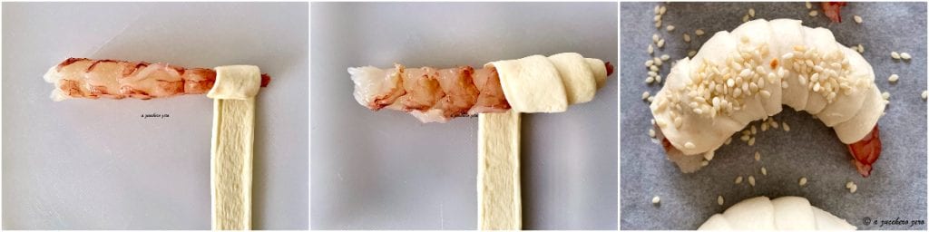 Crevettes en pâte feuilletée légère tutoriel