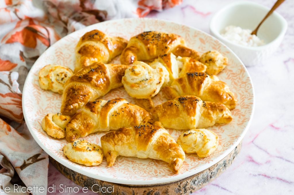 Croissants au saumon