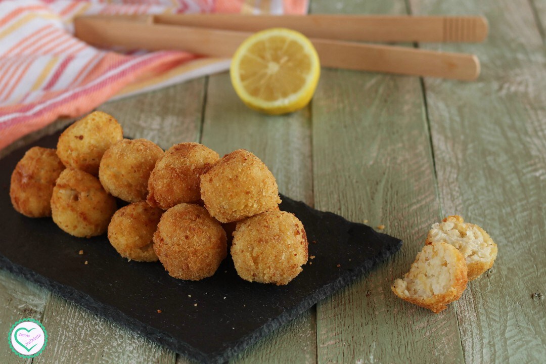 Croquettes de poisson à la béchamel et au riz