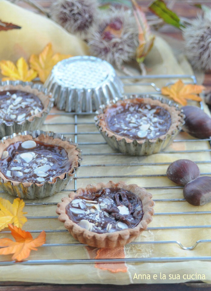 Tartelettes à la farine de châtaigne