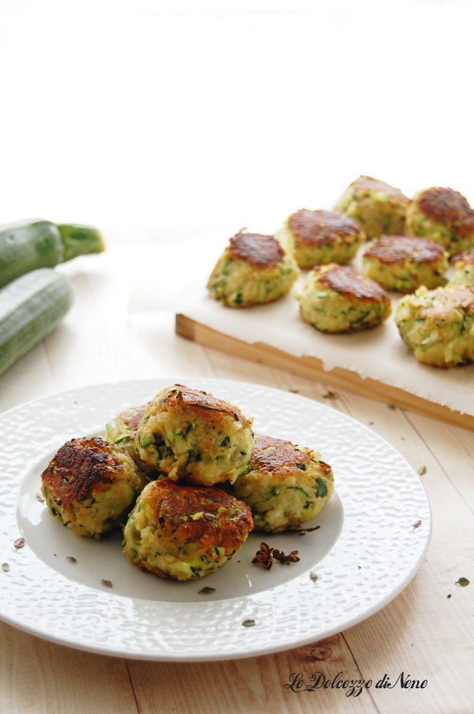 boulettes de courgettes cuites à la poêle