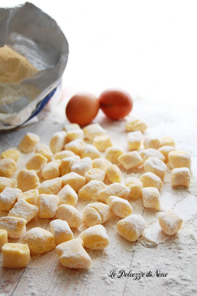 gnocchi avec polenta restante