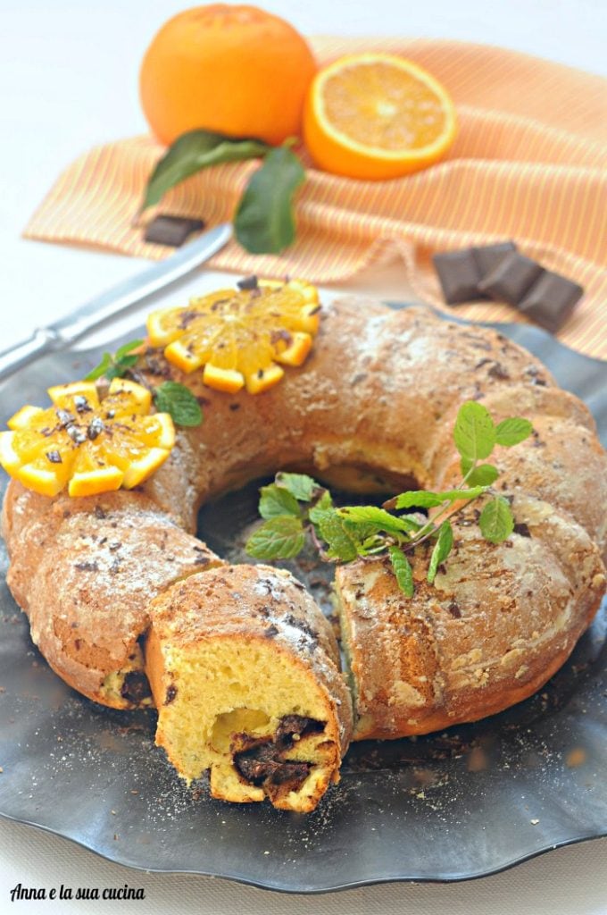 Gâteau à l'orange et au chocolat
