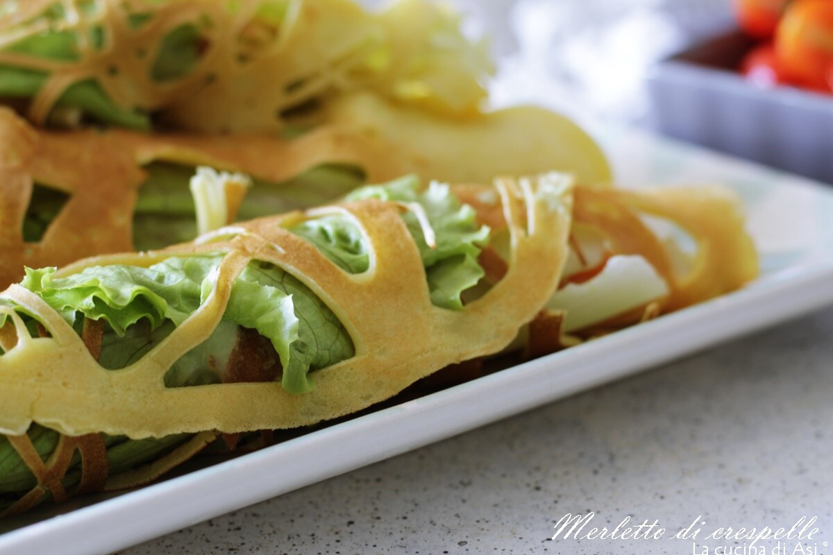 Dentelles de crêpes farcies pour apéritif