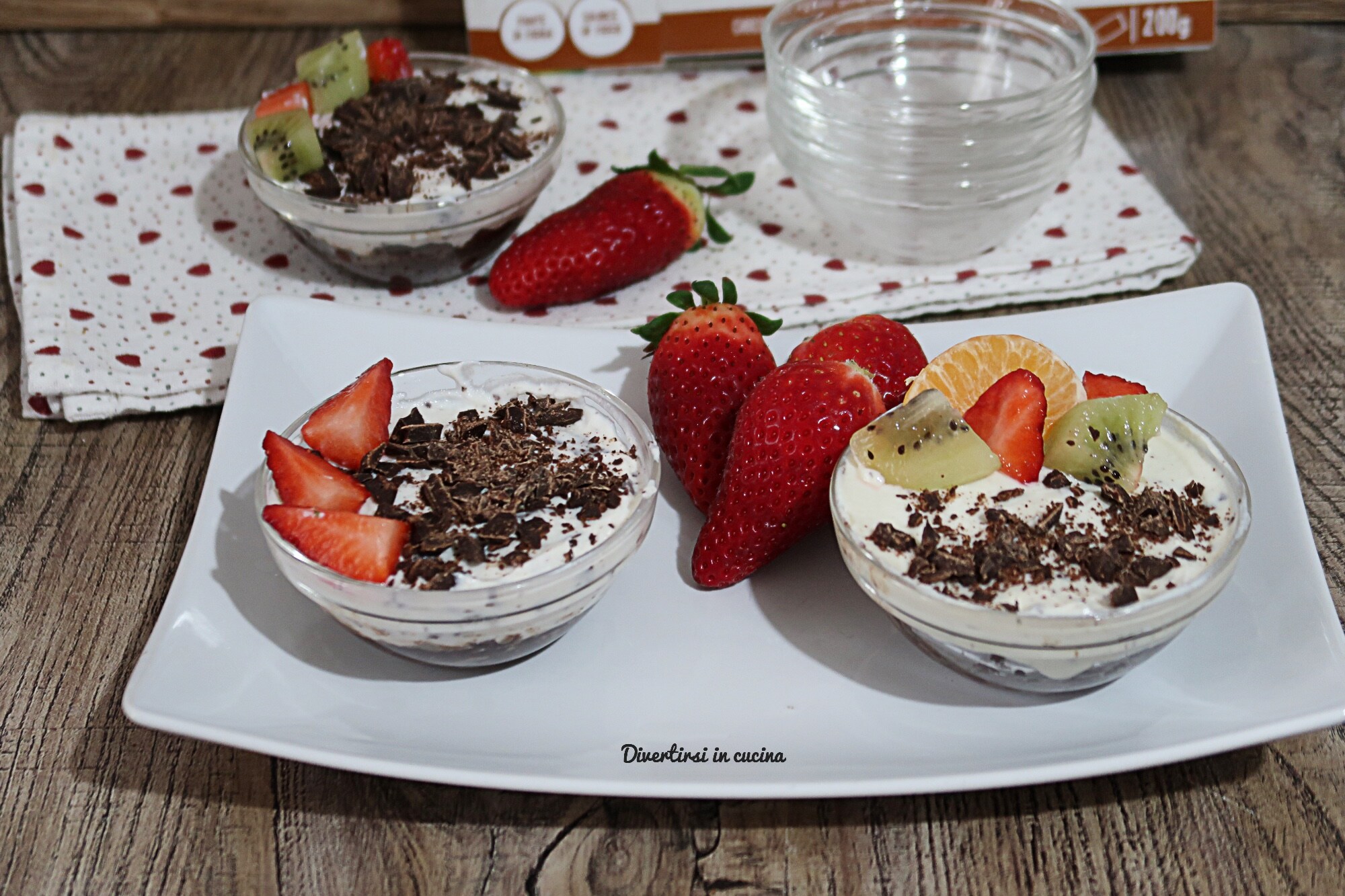 Desserts en verre sans cuisson