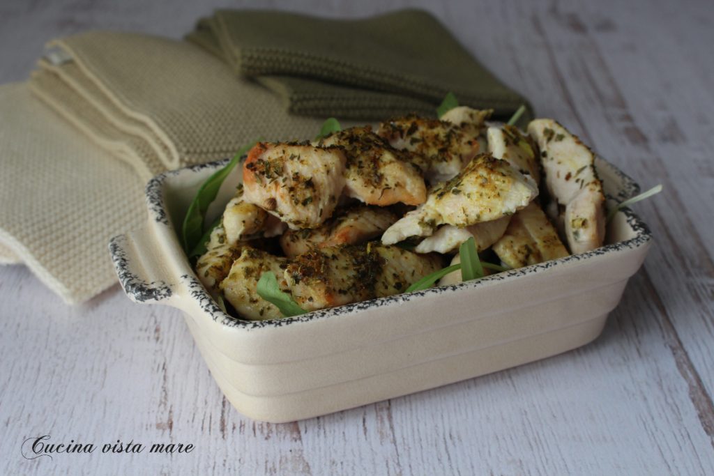Émincés de poulet à la friteuse à air Cuisine vue sur mer