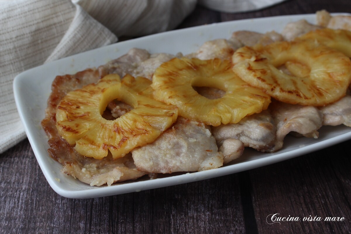 Escalopes de porc et ananas