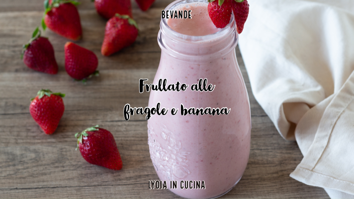 Smoothie aux fraises et banane