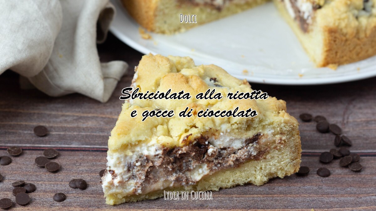 Crumble à la ricotta et aux pépites de chocolat