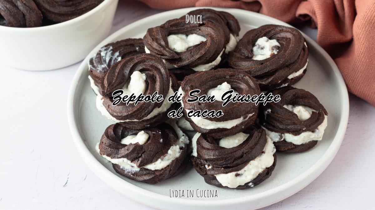 Zeppole de Saint Joseph au Cacao – Version au Four