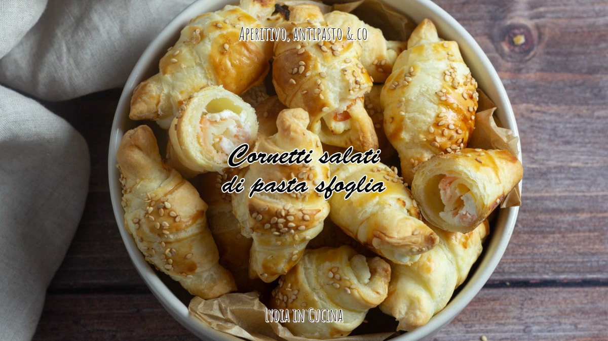 Croissants salés au saumon et à la ricotta