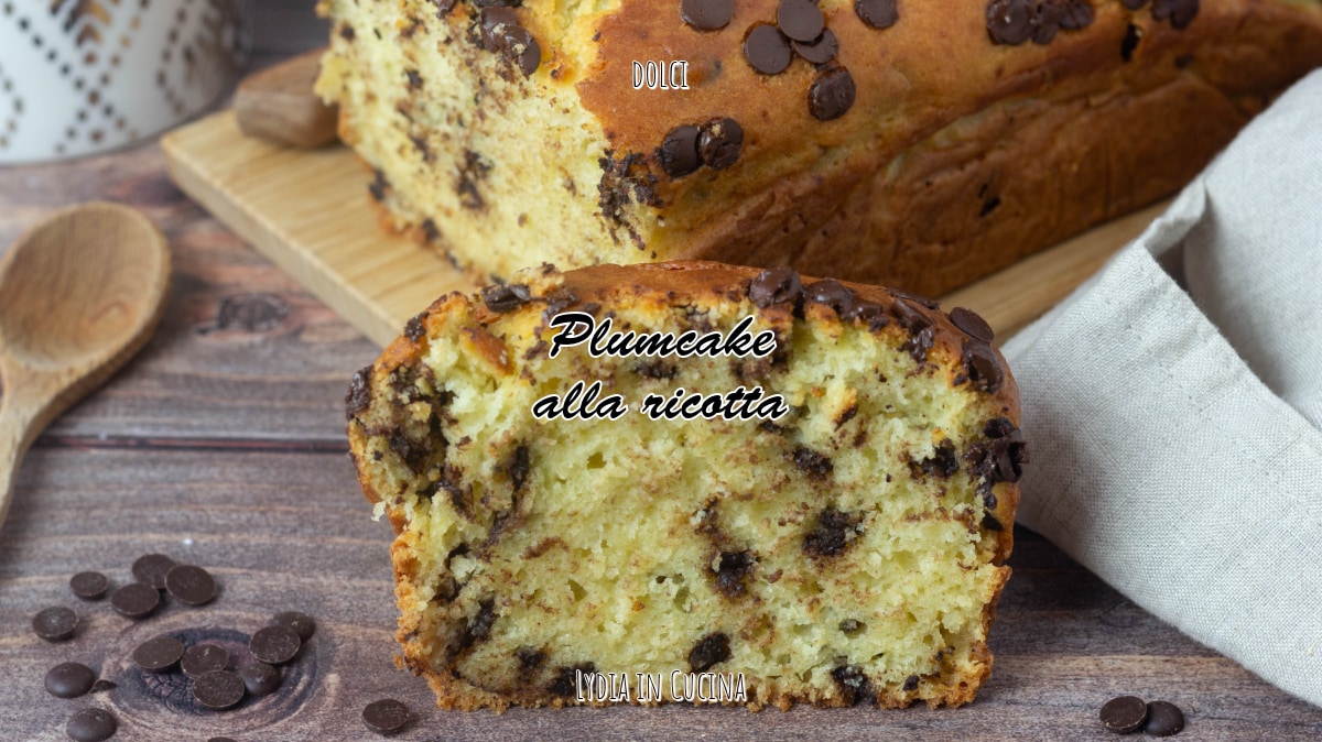 Cake à la ricotta et pépites de chocolat