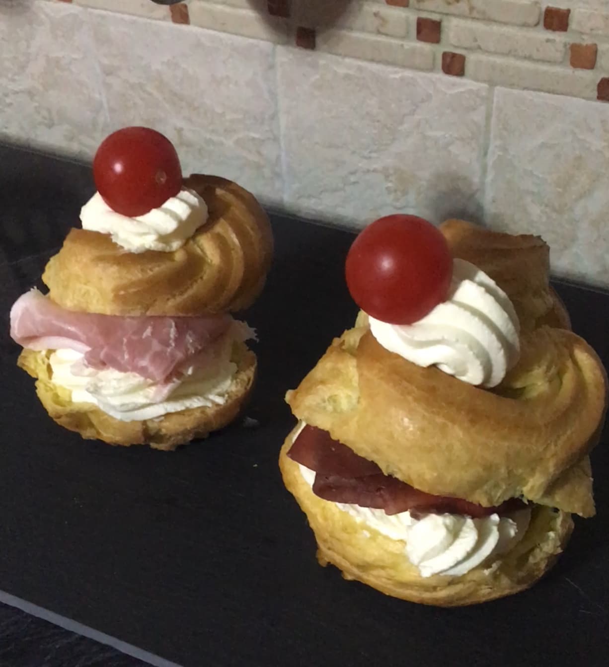 Zeppole salées