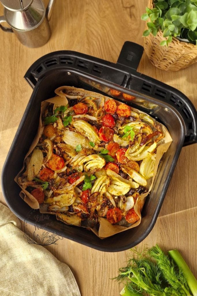 Fenouils Gratinés à la Méditerranéenne dans une Friteuse à Air