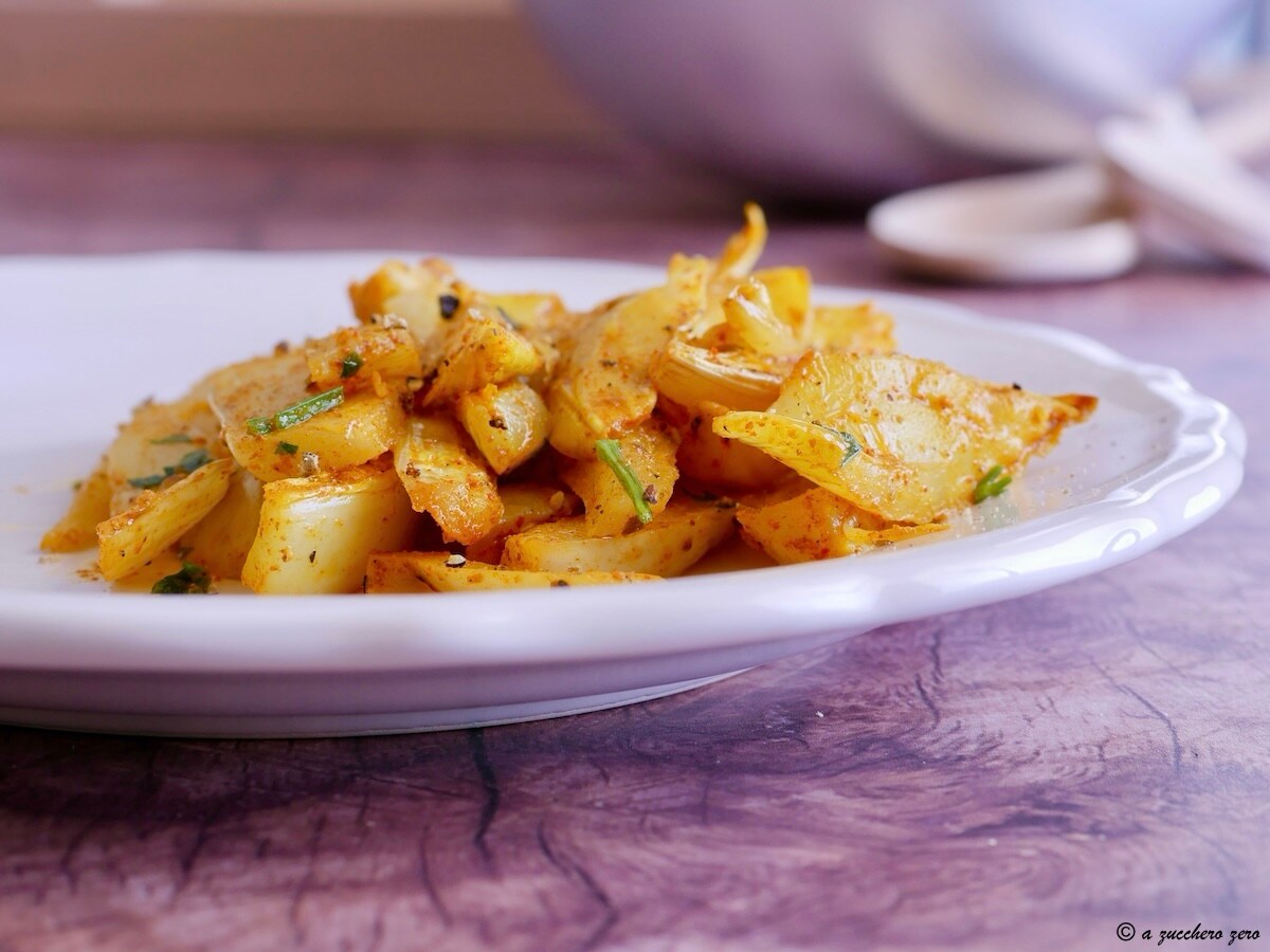 Fenouils épicés au four avec curcuma et paprika fumé