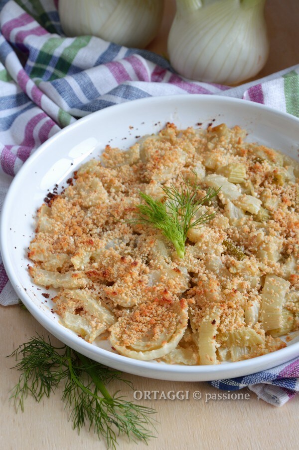 Fenouils gratinés au four