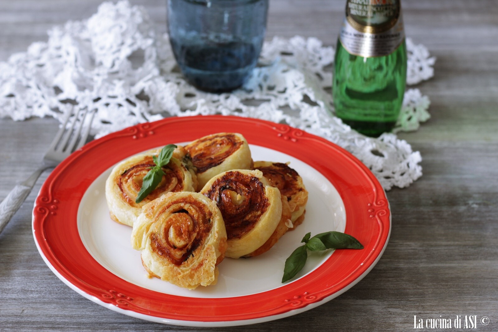 Feuilletés au basilic