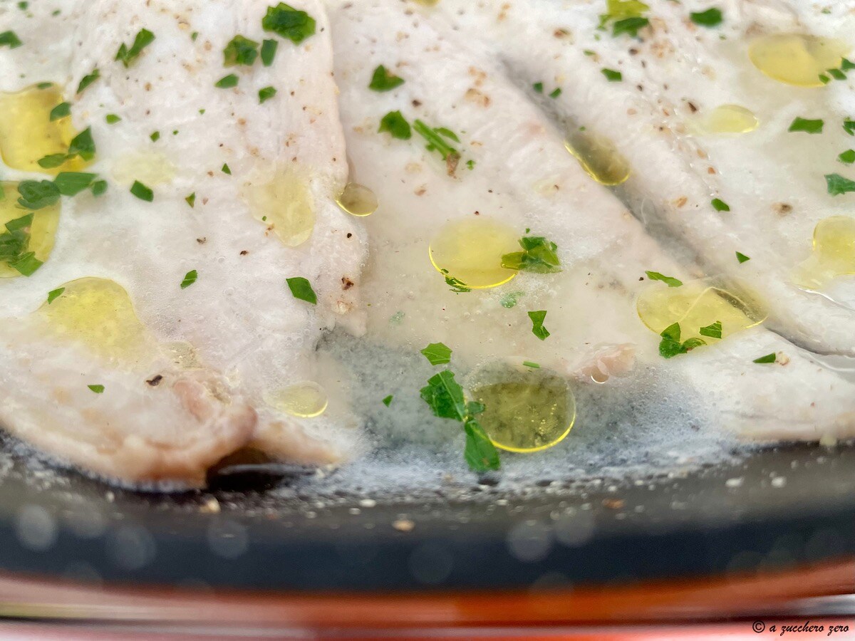 Filets de plie au citron