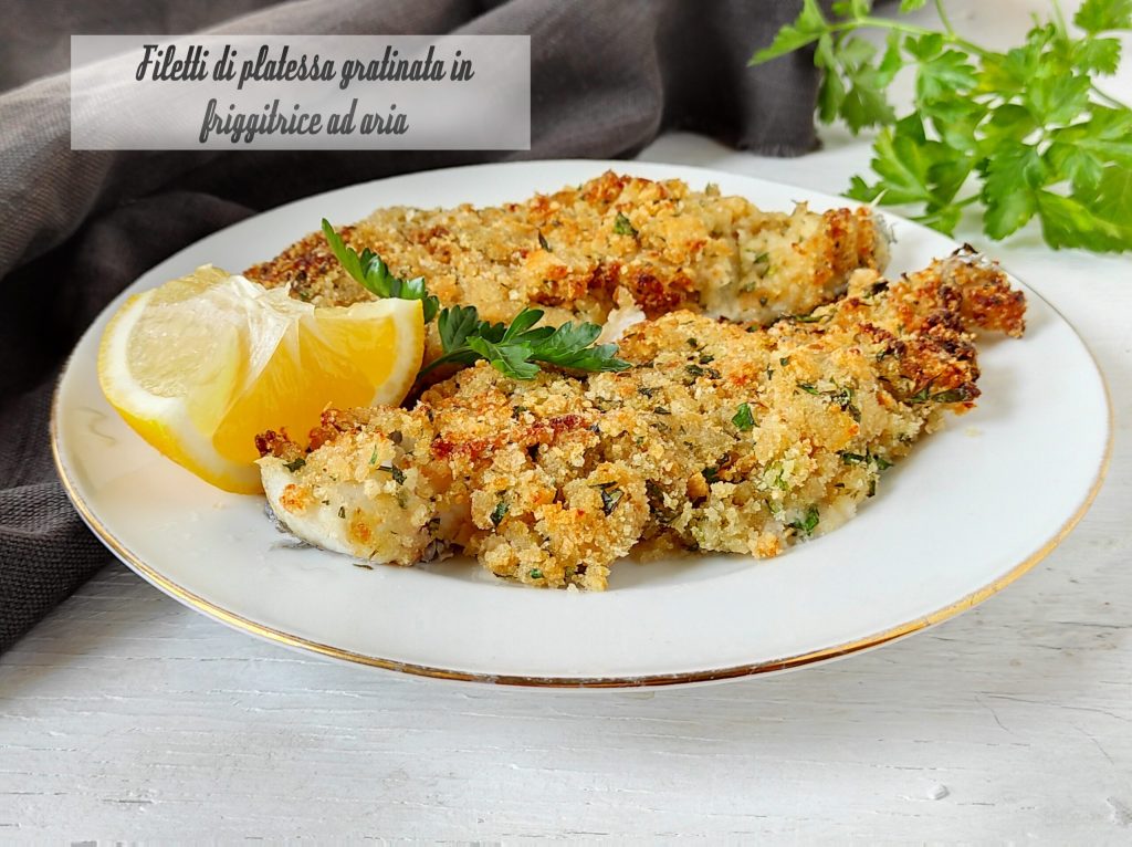 Filets de plie gratinés à la friteuse à air