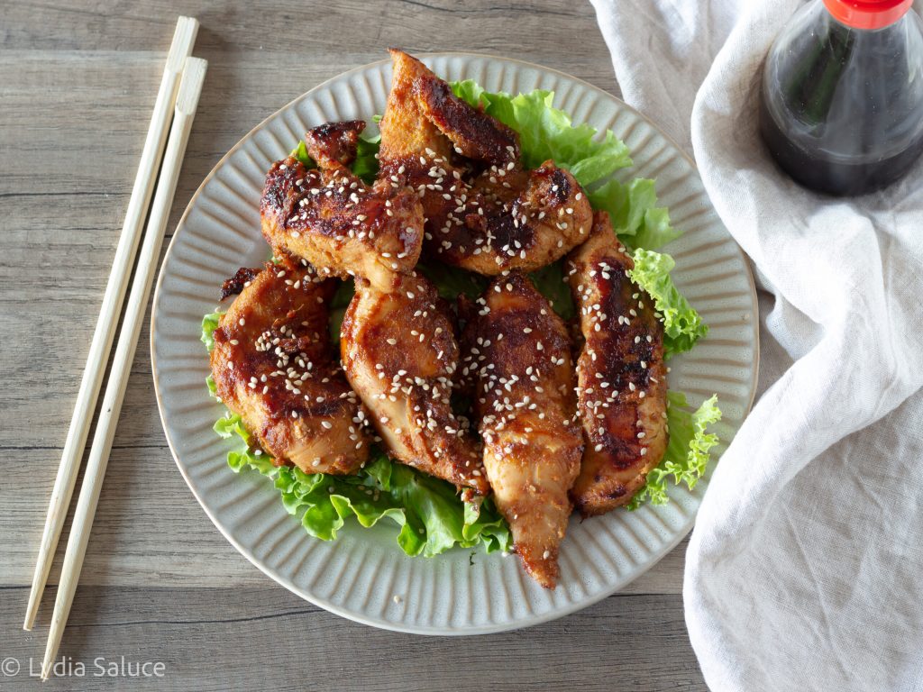 filets de poulet épicés