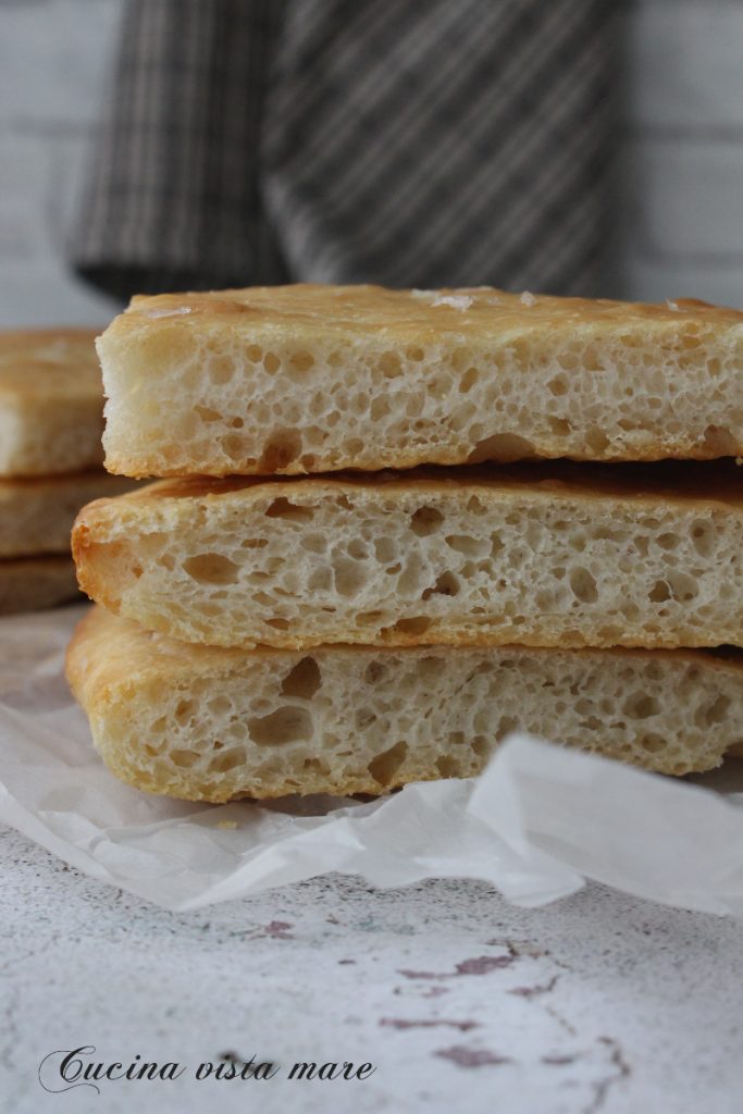 Focaccia de Chiara Cuisine vue sur mer