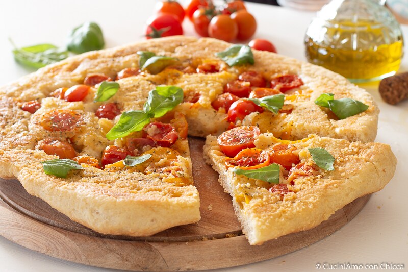 Focaccia inversée