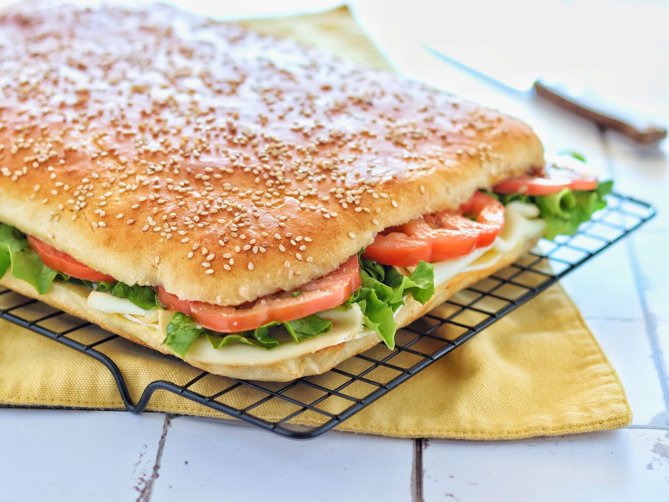 Focaccia sandwich