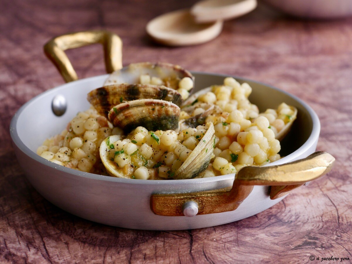 Fregola aux palourdes et potiron